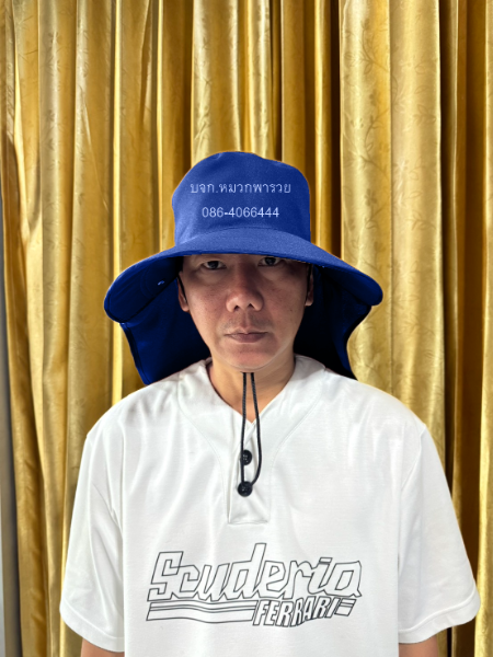 หมวกคลุมหน้าทรงค้างคาว หมวกคลุมหน้ากันแดดถอดแยกชิ้นได้