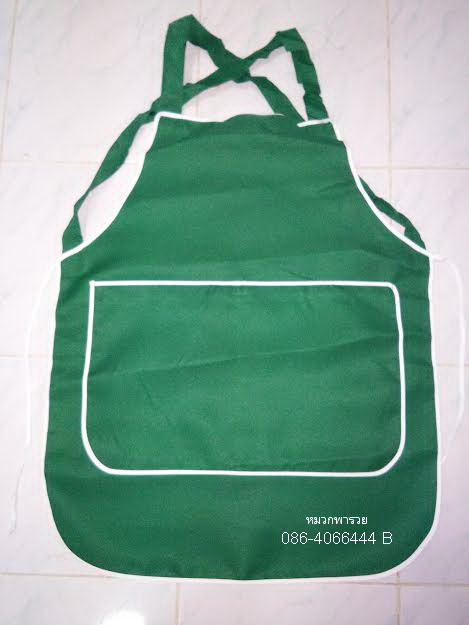 ผ้ากันเปื้อน ผ้ากันเปื้อนแม่ค้า เอี๊ยมแม่ค้า มีทั้งผ้าโซล่อนและผ้าโทเร