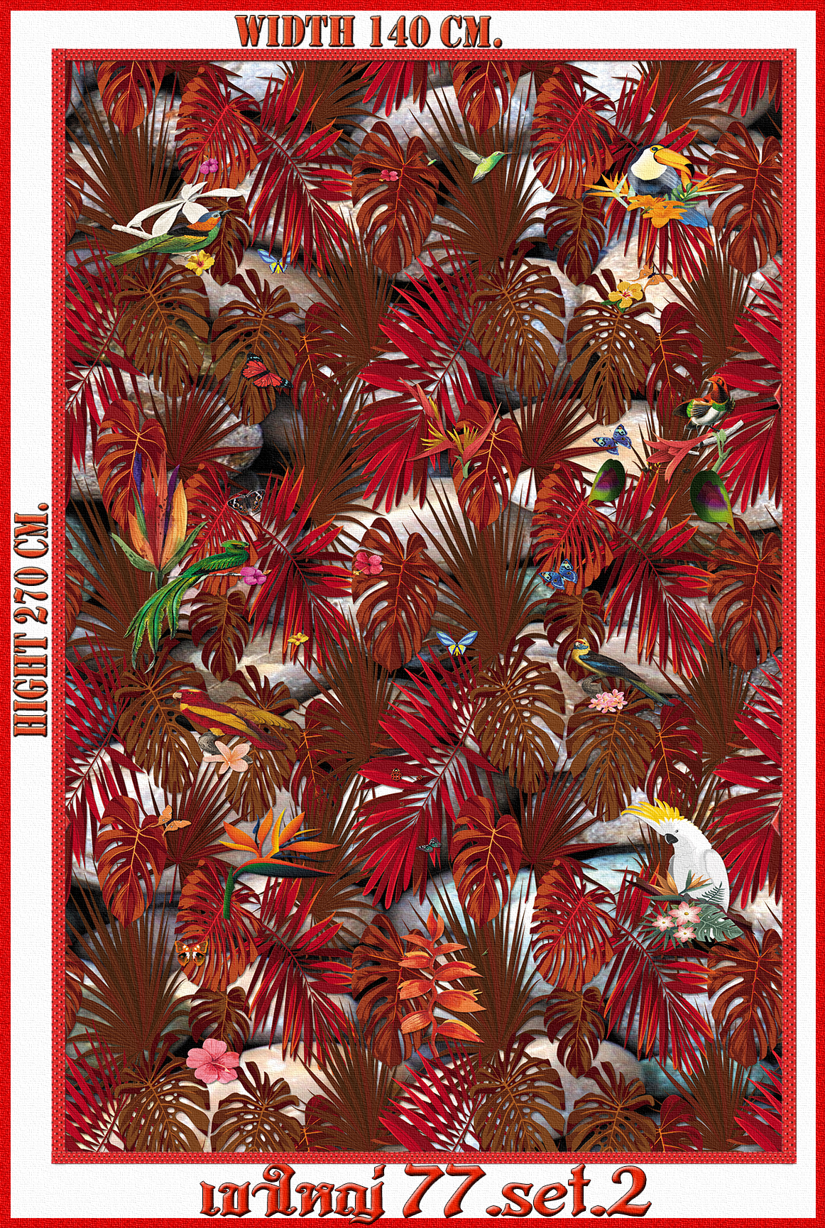 วอลเปเปอร์รูปภาพติดผนังสั่งทำ เขาใหญ่ 77(ลายใใหญ่) มีภาพให้เลือกกว่า 50,000 ภาพ ออกแบบกราฟฟิค หรือ รูปภาพตามที่ท่านกำหนด ในสไตล์ท่านเอง "custom made"