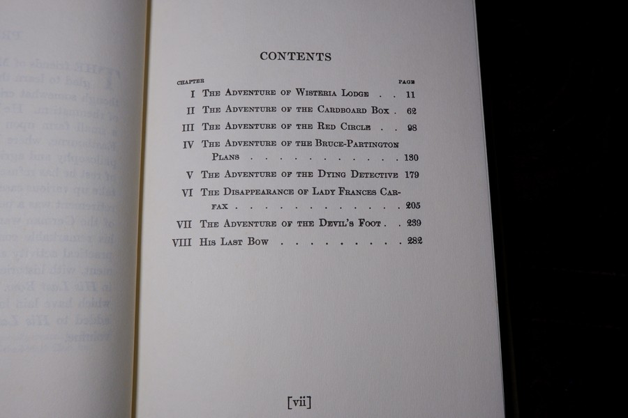 ชุด sherlock holmes by sir artur conan doyle ปกเเข็ง 8 เล่ม ปี 1994 (print in usa)