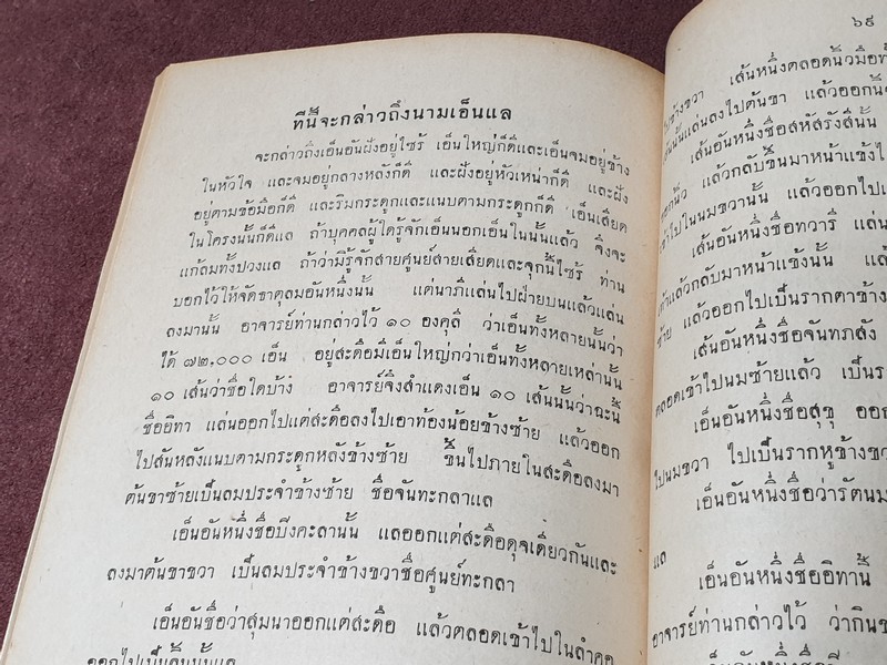 ตำราเเพทย์เเผนโบราณ ว่าด้วย วิชาหมอนวดโดย ร.อ.ขุนโยธาพืทักษ์(แท่น ประทีปะจิตติ) ปี 2504.