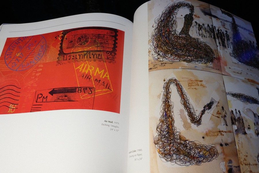 นิทรรศการศิลปะ ผลงานย้อนหลัง 39 ปี กมล ทัศนาญชลี ปี 2542