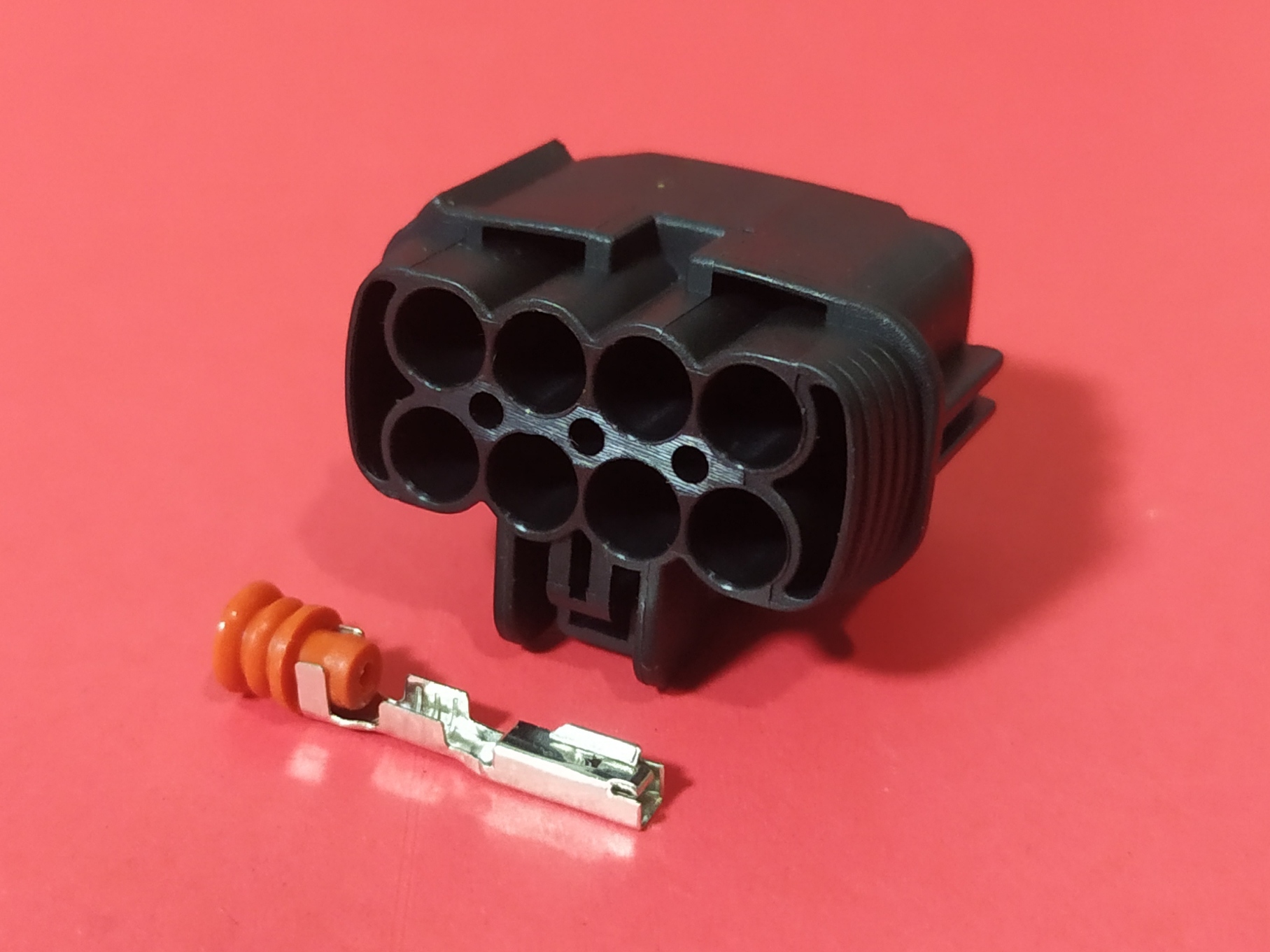 8 พิน ดำเขียว Led Nissan ตัวเมีย #1177