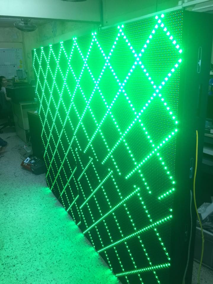 ขายป้ายไฟ led display outdoor กันน้ำกันแดด มือสอง