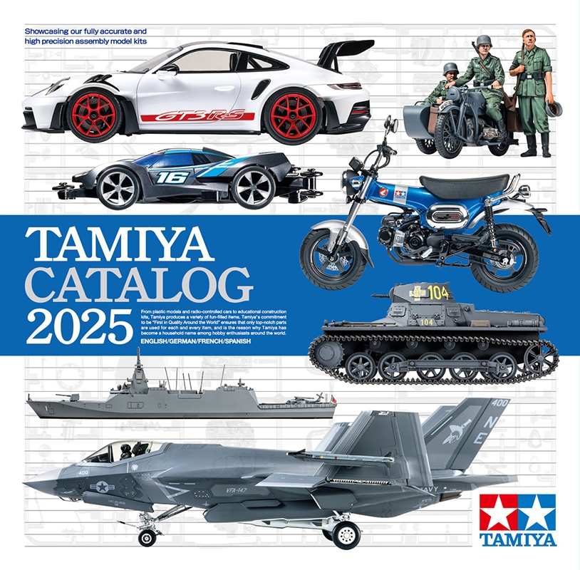 Tamiya Catalog 2025 (4 Languages)