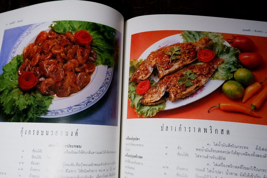 กุลสตรีข้างครัว (อาหารคาว จานเดียว กับเเกล้ม ของว่าง ขนมหวาน) โดย สุภาภรณ์ ปานนิล หนา 257 หน้า