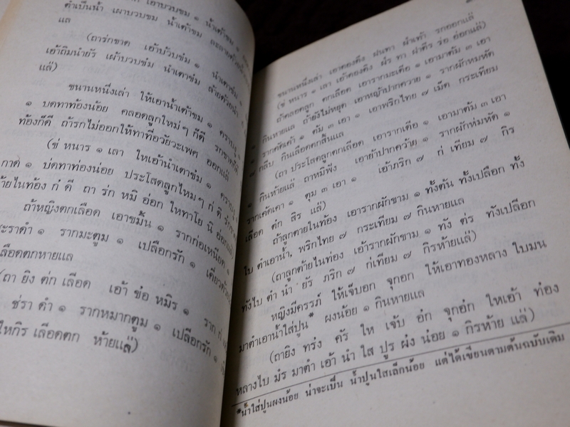 ตำรายาเเผนโบราณ รวบรวมโดย เบญจมาศ พลอินทร์ จัดพิมพ์เป็นอนุสรณ์คุณพ่อเเถม ใยมณี ปี 2524