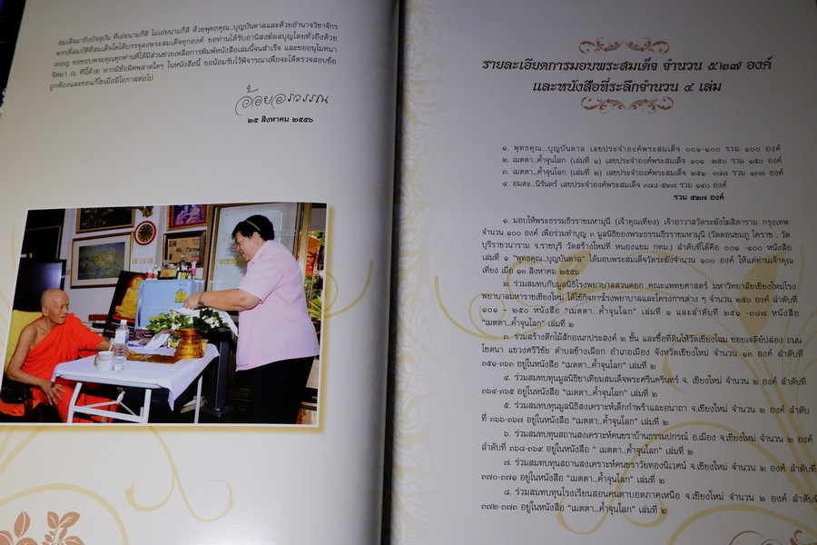 พุทธคุณ บุญบันดาล (พระสมเด็จวัดระฆัง) โดย อ้อย อรวรรณ ปกเเข็ง ปี 2556