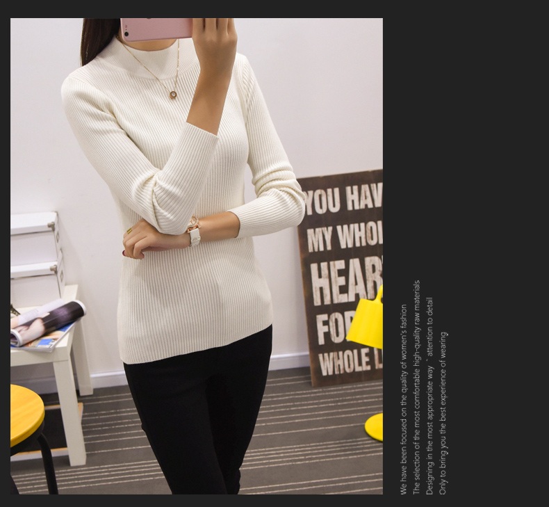 พร้อมส่ง - เสื้อไหมพรม ST133 (สีขาว)