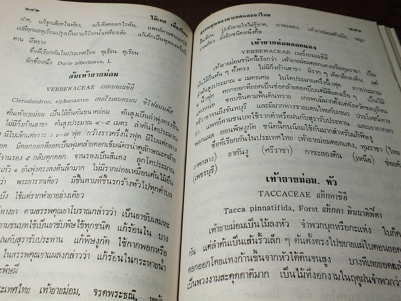 ไม้เทศเมืองไทย สรรพคุณยาเทศเเละยาไทย โดย หมอเสงี่ยม พงษ์บุญรอด ปกแข็ง 652 หน้า ปี 2522
