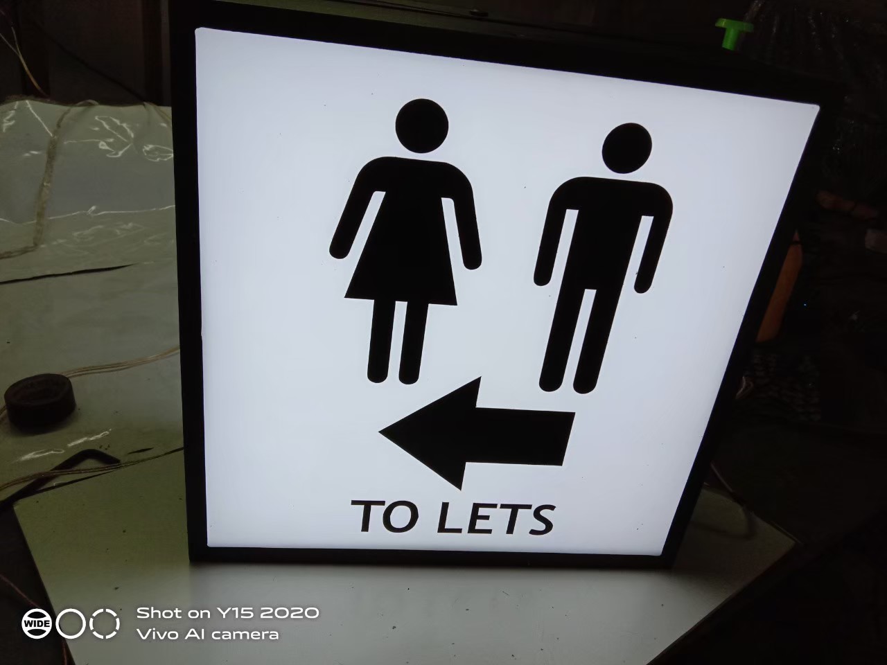 งานป้ายกล่องไฟ