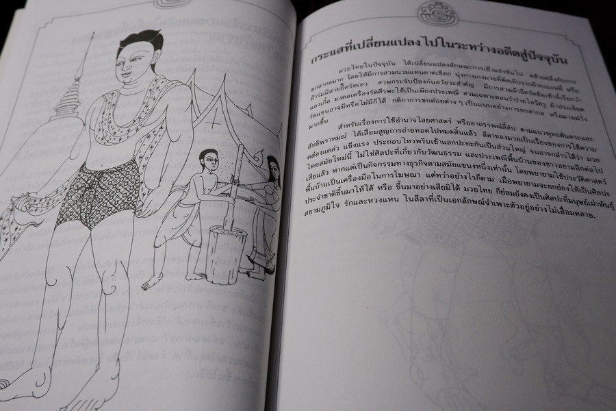 ศิลปะเเห่งมวยไทย( muay thai )โดย นายขยะ หนา 149 หน้า ปี 2537