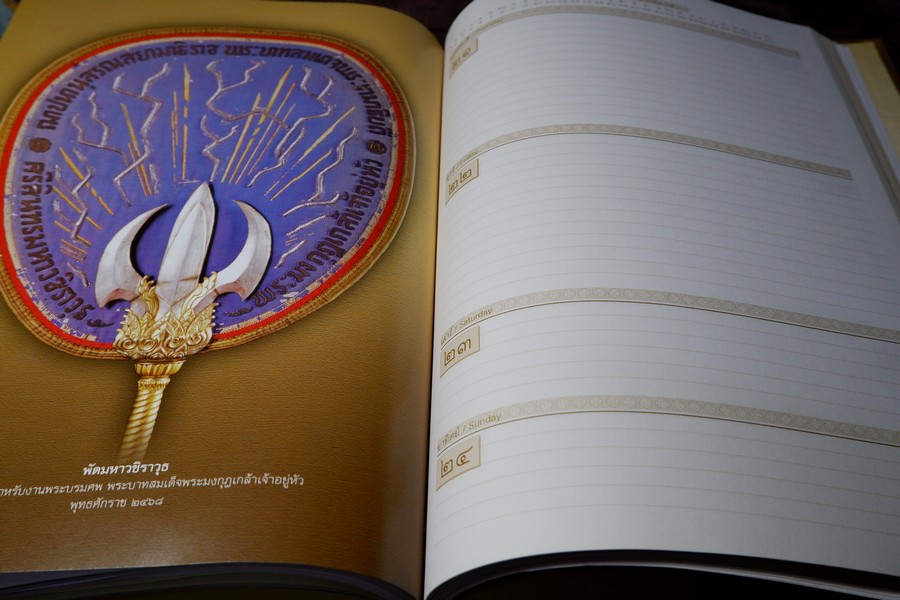 สมุดบันทึก ตาลปัตร ฝีพระหัตถ์สมเด็จพระเจ้าบรมวงศ์เธอ เจ้าฟ้ากรมพระยานริศรานุวัดติวงศ์ โดย กรมศิลปากร ปกแข็ง ปี 2547