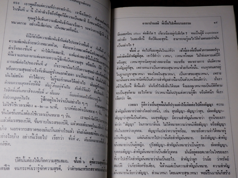 อานาปานสติ สมบูรณ์เเบบ พุทธทาส ภิกขุ โดย ธรรมสภา เล่มใหญ่ ปี 2535