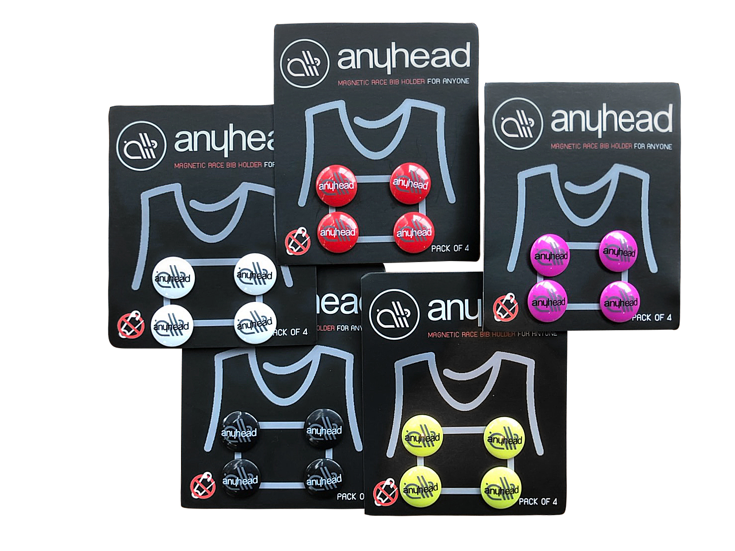 แม่เหล็กติดเบอร์วิ่ง (BIB) - anyBIB Magnatic by anyhead