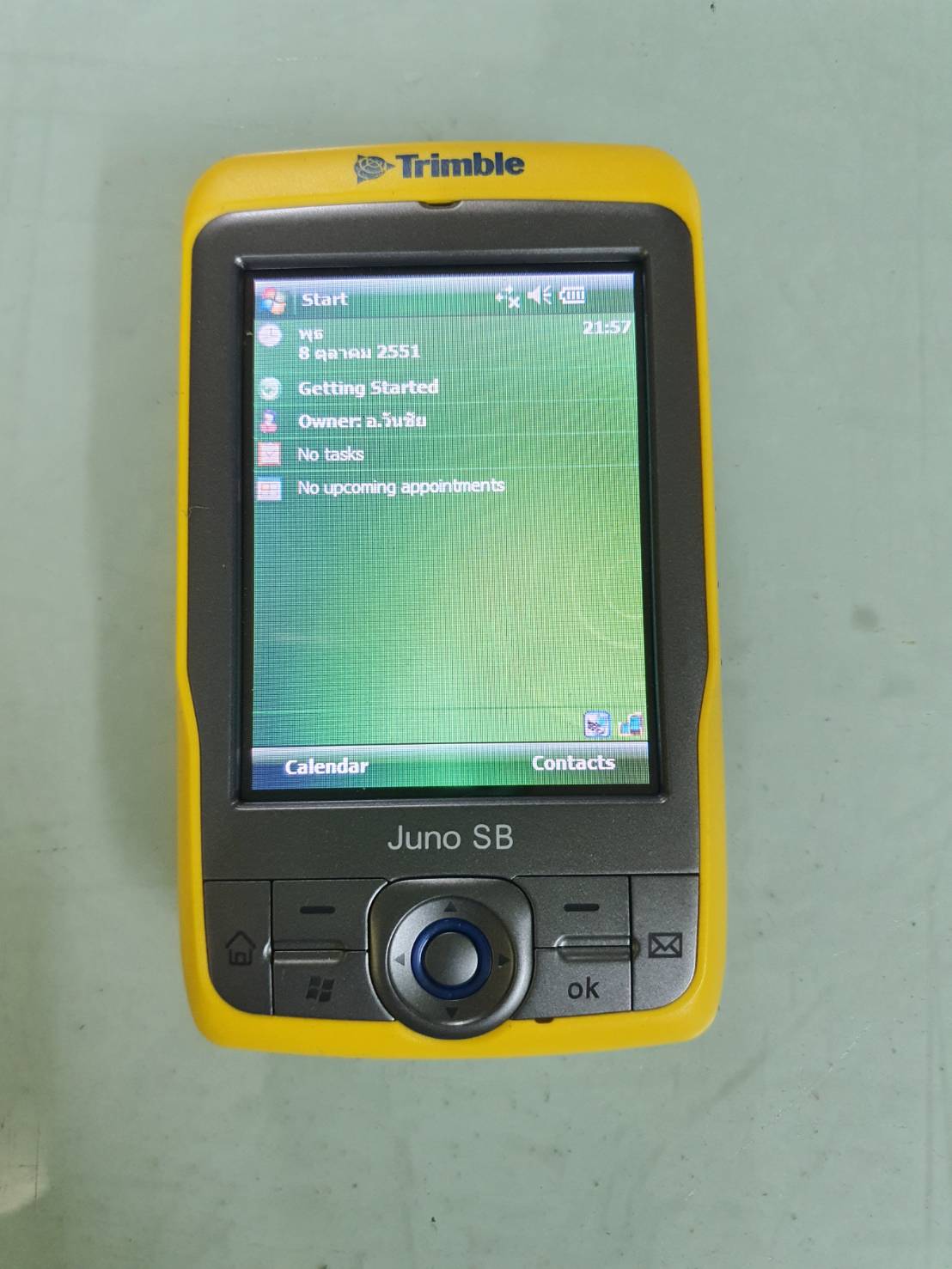 Trimble Juno SB เครื่องรวบรวมข้อมูลการทำแผนที่ GPS แบบใช้มือถือกลางแจ้งGPS Mapping Data Collector 66410-00