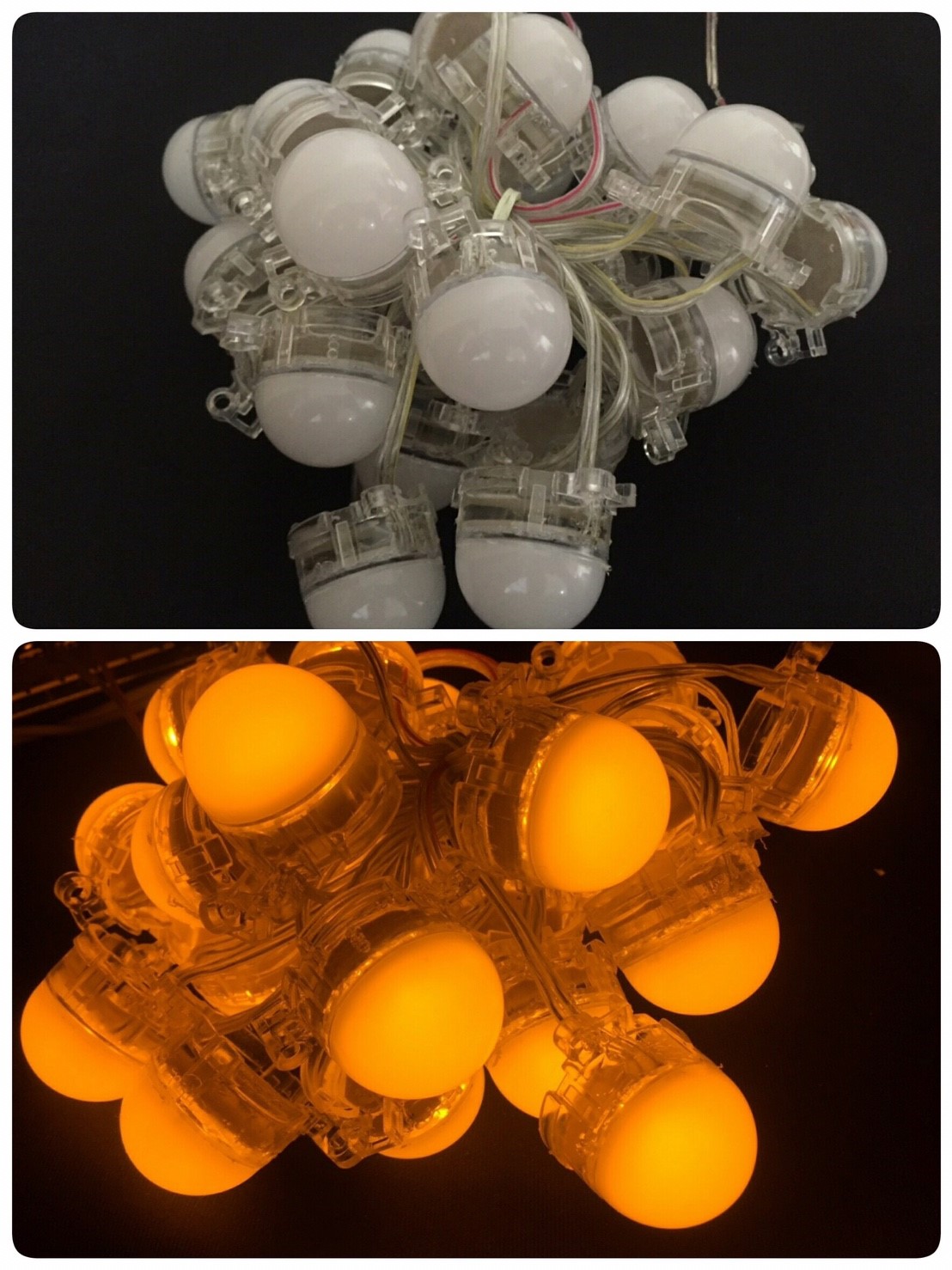 ไฟปิงปอง แบบ LED สำหรับติดตั้งอักษรไฟ