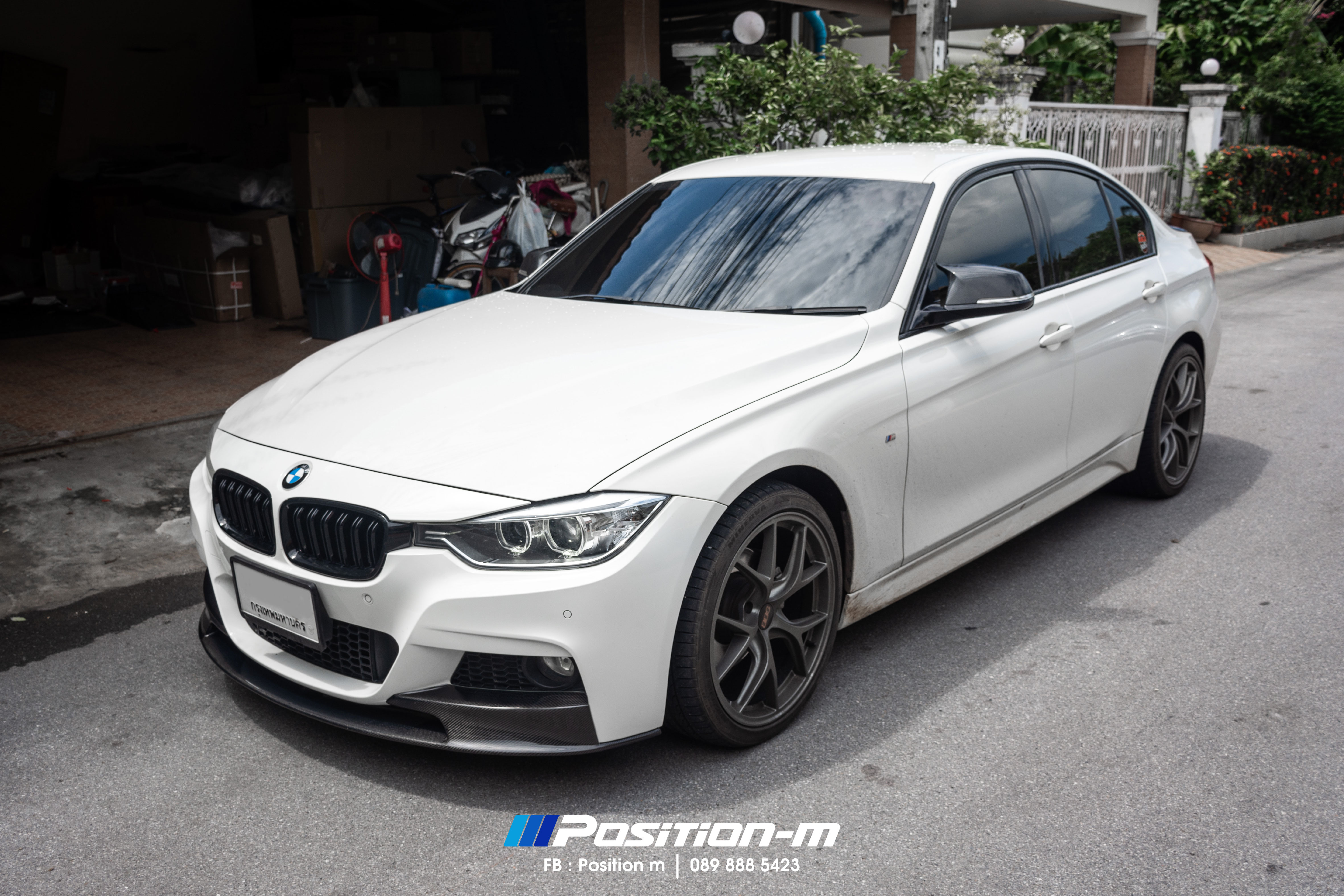F30 Front lip Pure Carbon