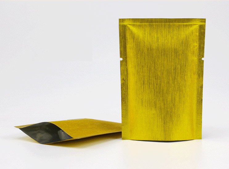 ถุงแบนฟอยล์นูนสี ซีล 3 ด้าน (เมทัลไลท์)