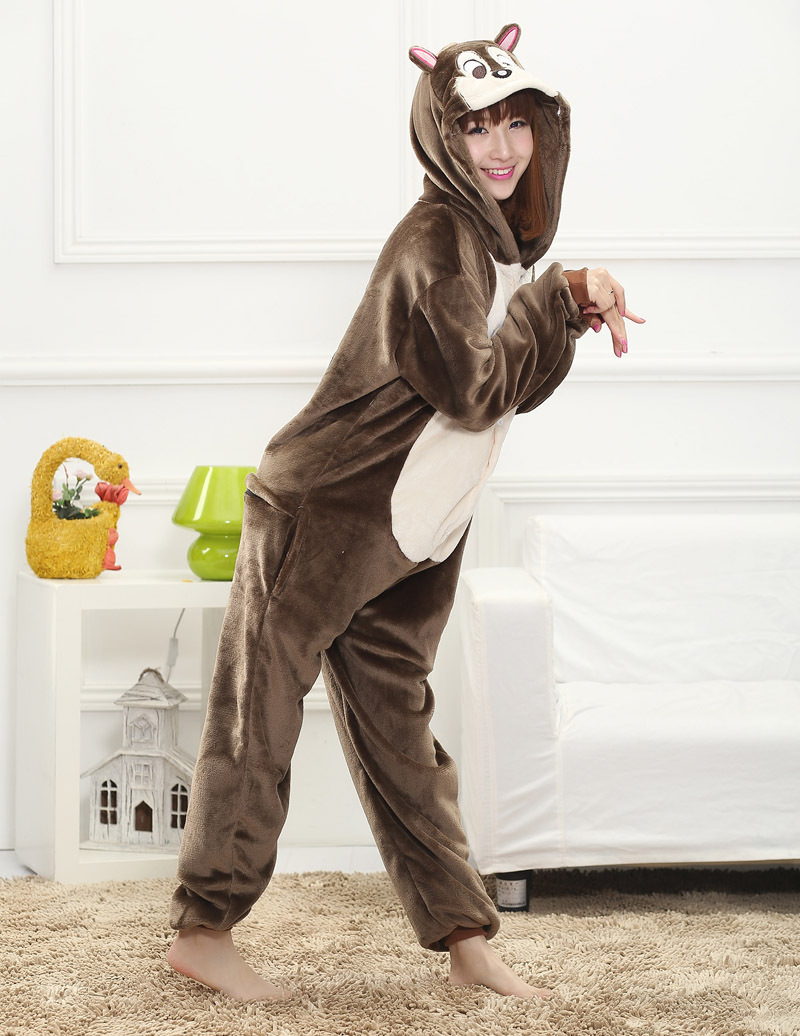 ชุดนอนมาสคอต ผู้ใหญ่ กระรอก