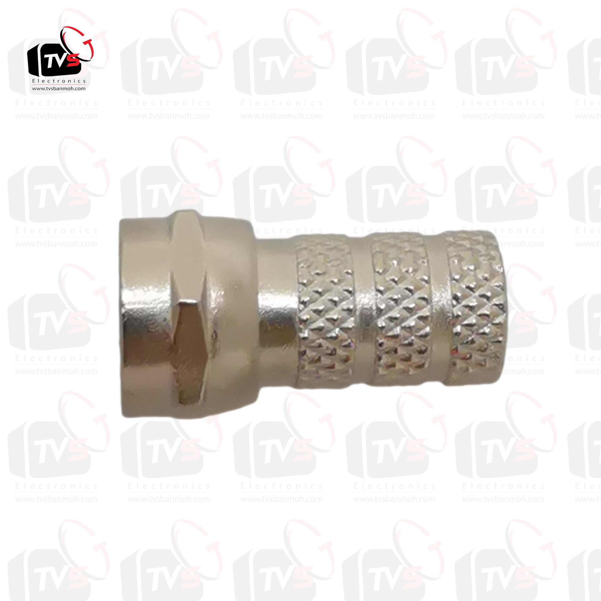 แจ็ค F-TYPE สำหรับสาย coaxial RG-6 แบบหมุนเกลียว 1ถุง (100ชิ้น)