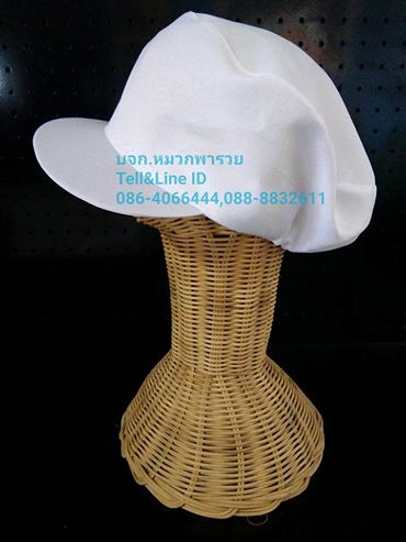 หมวกผ้าล้วน,หมวกโรงงาน,หมวกแม่ครัว มีทั้งผ้าโซล่อนและผ้าโทเร
