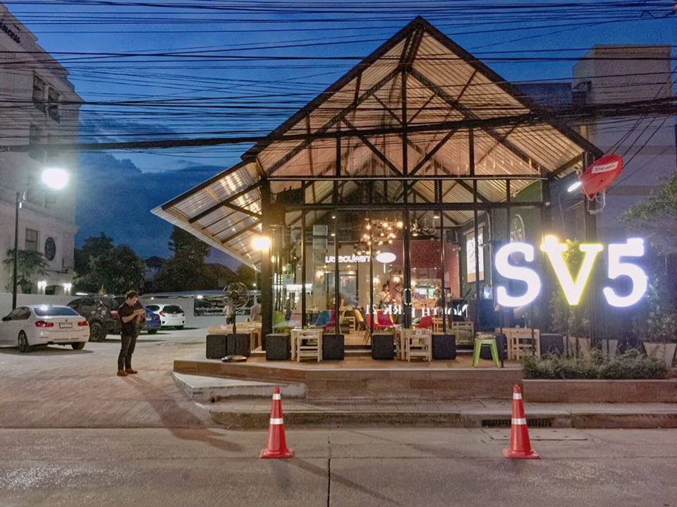 ป้ายร้าน#SV5 อักษรไฟออกหน้า ติดตั้งป้ายไฟ #ประชาชื่น #คลองประปา