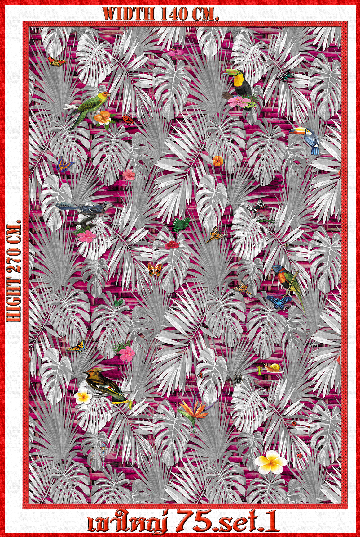 วอลเปเปอร์รูปภาพติดผนังสั่งทำ ขาใหญ่ 75(ลายใใหญ่) มีภาพให้เลือกกว่า 50,000 ภาพ ออกแบบกราฟฟิค หรือ รูปภาพตามที่ท่านกำหนด ในสไตล์ท่านเอง "custom made"