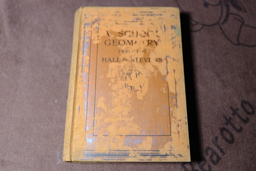 A School Geometry Part 1-6 by H.S.HALL & F.H.STEVENS ปกแข็ง ปี 1960