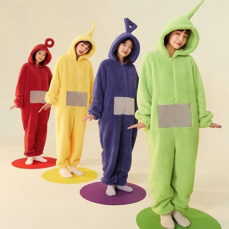 ชุดนอนมาสคอต เทเลทับบี้ /Teletubbies / สีแดง