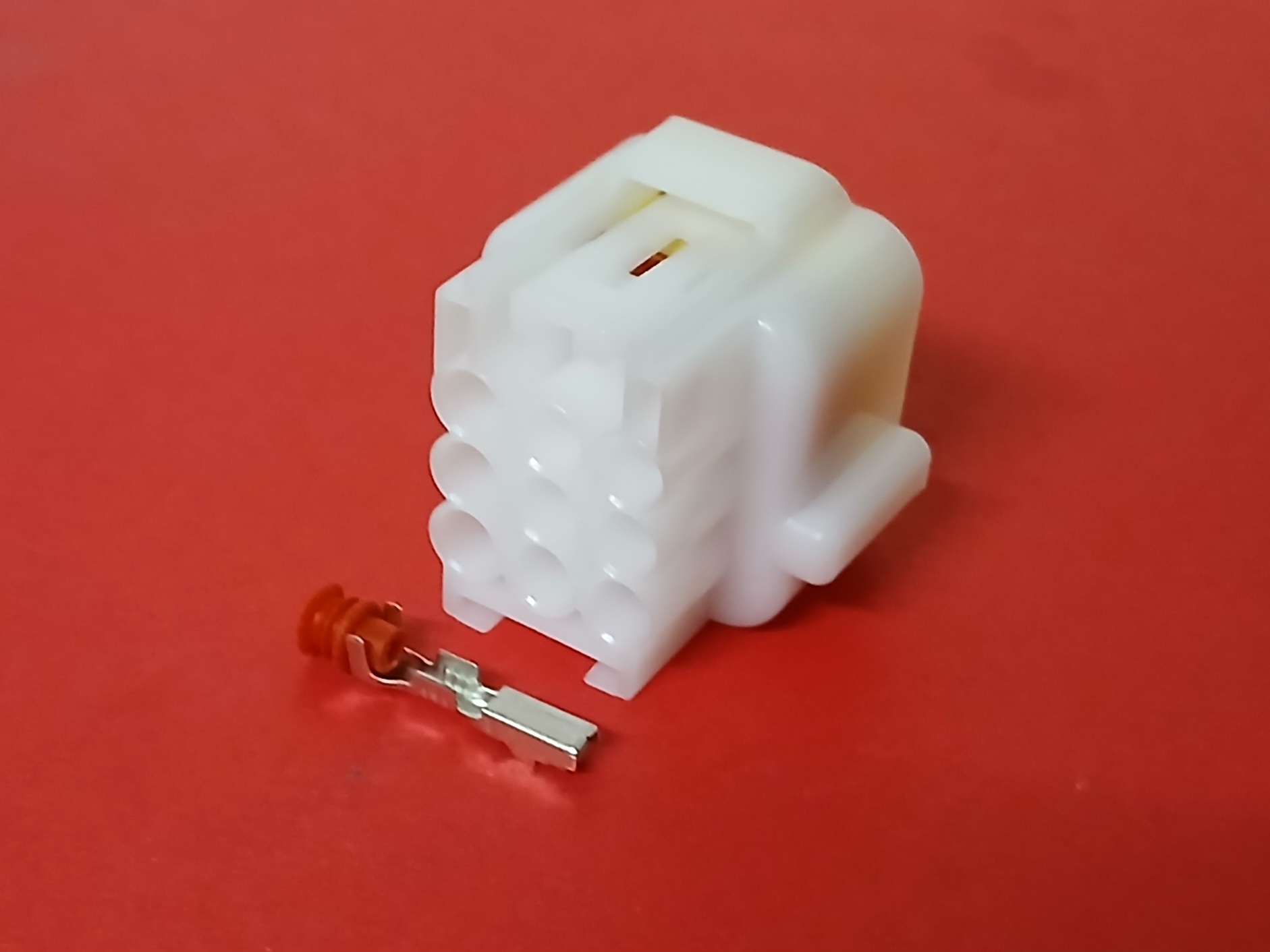 9 พิน ขาว มอเตอร์ไซค์ #7091Y