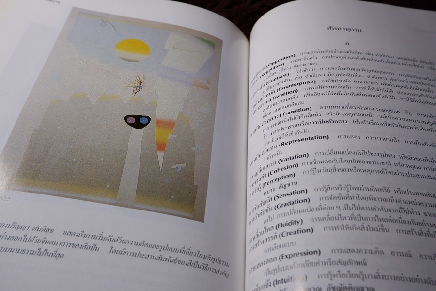 องค์ประกอบของศิลปะ โดย ชลูด นิ่มเสมอ ปี 2544 (มีขีดเขียนเเละไฮไล้ท์ 15 หน้า)