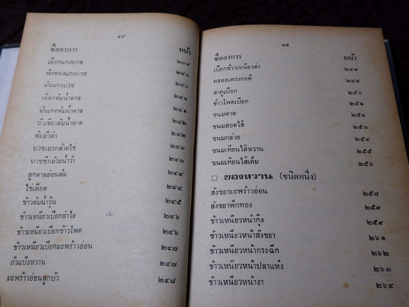 ตำราอาหารชาววัง ของคาว ของหวาน โดย หม่อมเจ้าหญิงจันทร์เจริญ รัชนี ปกแข็ง