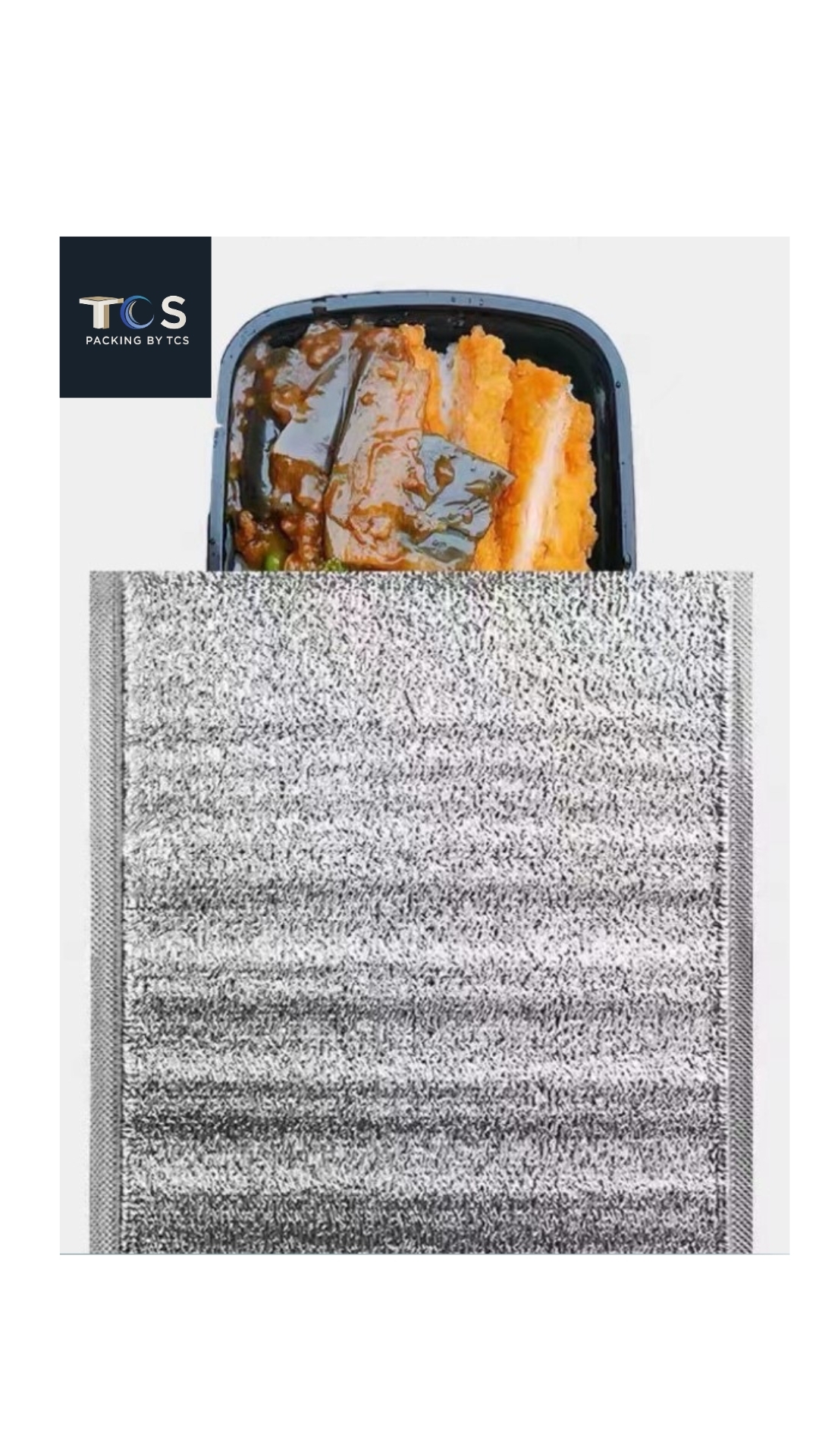 ถุงฟอยล์เก็บอุณหภูมิอาหาร เย็น/ร้อน ไม่มีฝากาว หนา 3 mm