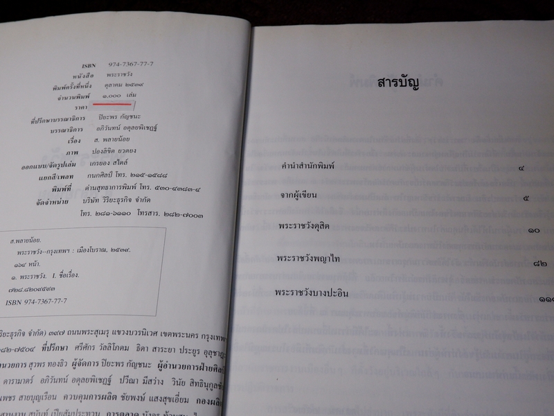 พระราชวัง โดย ส.พลายน้อย พิมพ์ครั้งเเรก ปี 2539