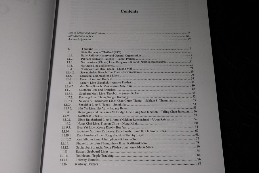 The Railway Atlas of Thailand Laos and Cambodia by B.R.Whyte พิมพ์ปี 2010