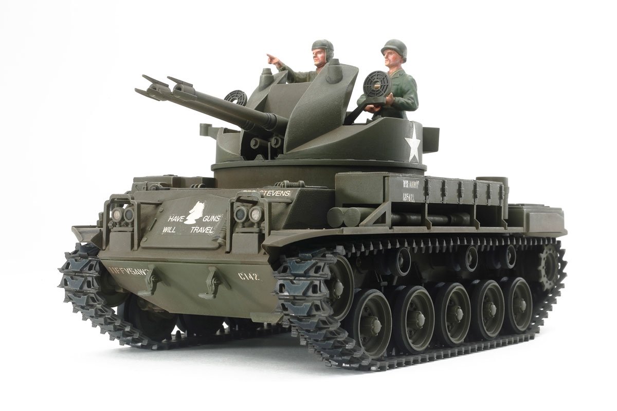 U.S.Self-Propelled A.A.Gun M42 Duster w/3 Figures