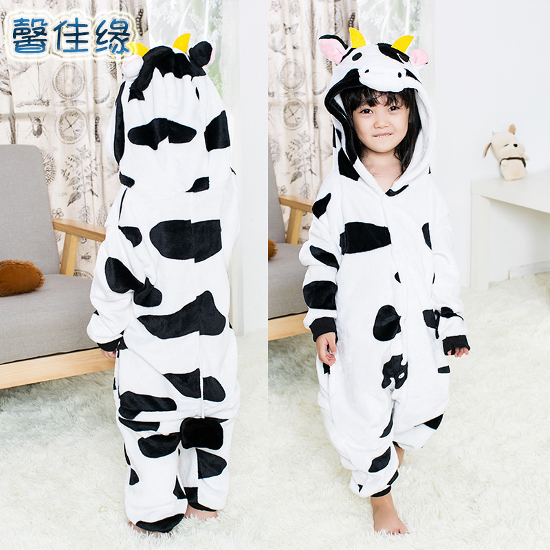 ชุดนอนมาสคอต / แฟนซี เด็ก ลูก วัว (Cow)