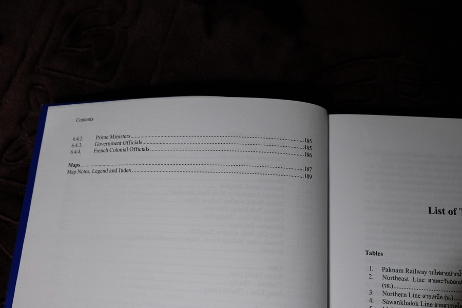The Railway Atlas of Thailand Laos and Cambodia by B.R.Whyte พิมพ์ปี 2010