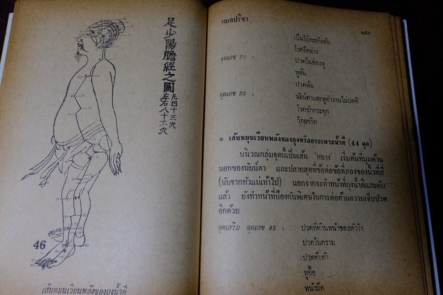 หมอจีนฝังเข็ม เเละ วิธีจับเส้นชีพจร กับ การนวด โดย หมอปรีชา ปกเเข็ง 336 หน้า ปี 2536