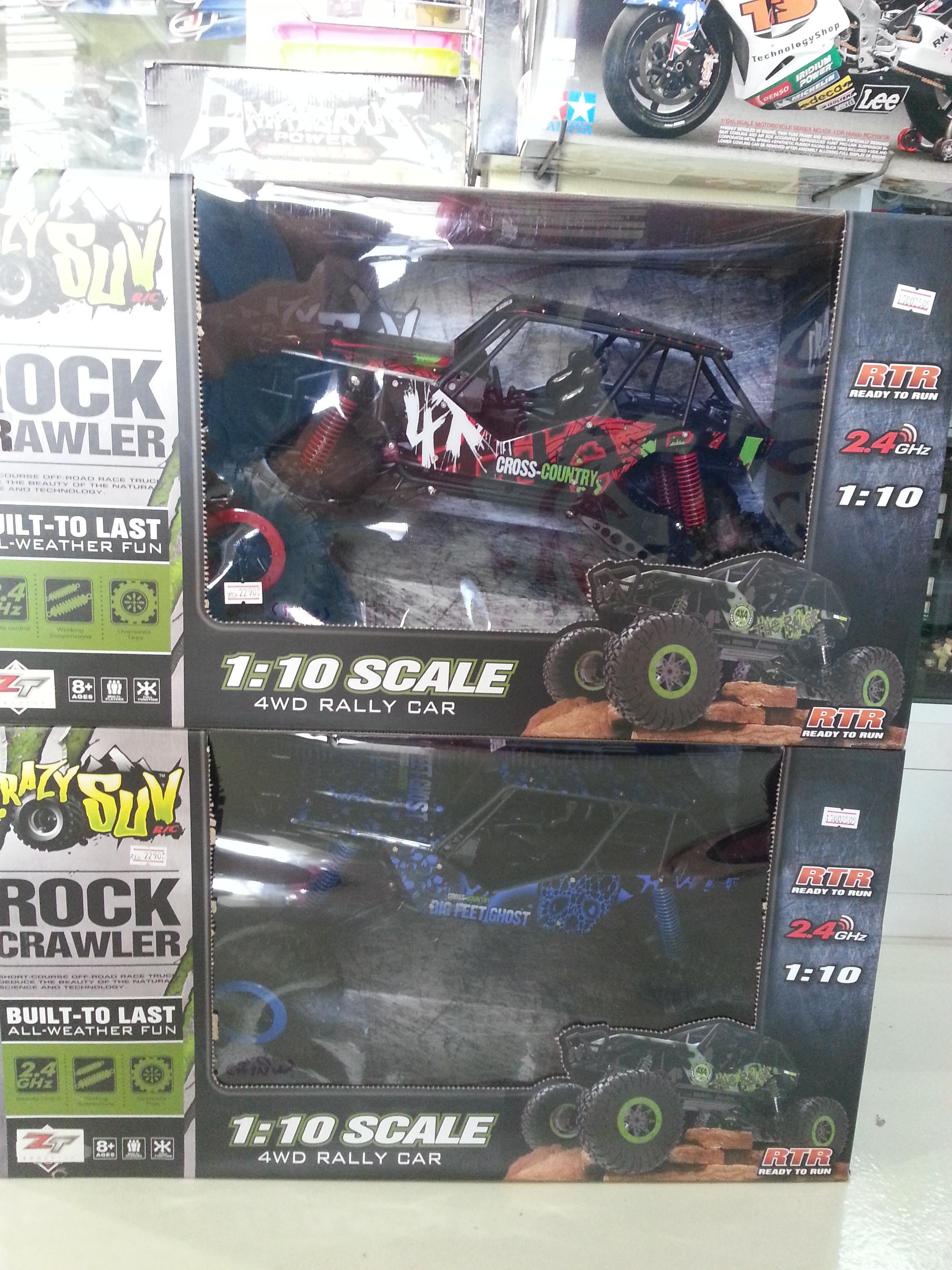 รถไต่หินบังคับวิทยุ Crazy Suv Rock Crawler สเกล 1:10.