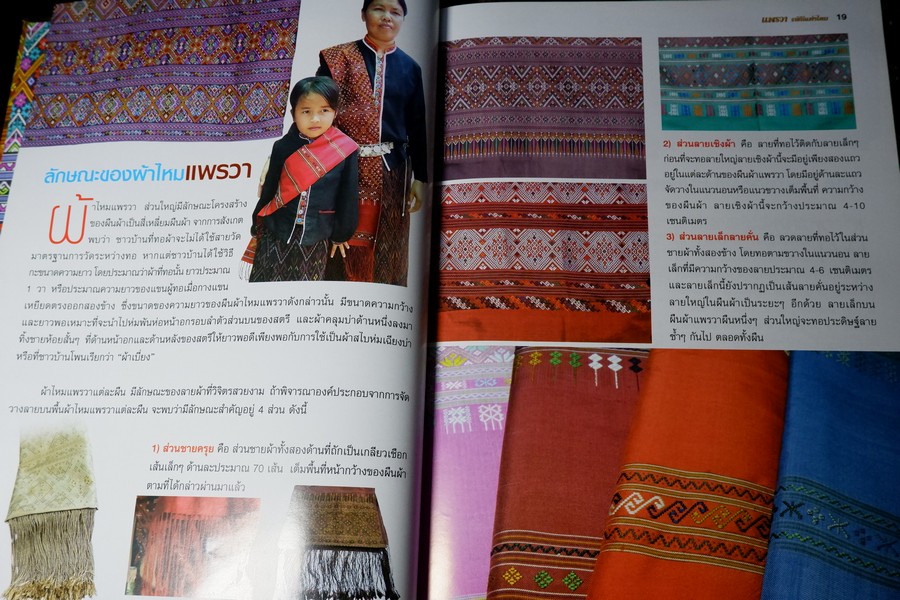 เเพรวา ราชินีเเห่งไหม จ.กาฬสินธุ์ ปกเเข็ง 122 หน้า พิมพ์ 2000 เล่ม ปี 2552