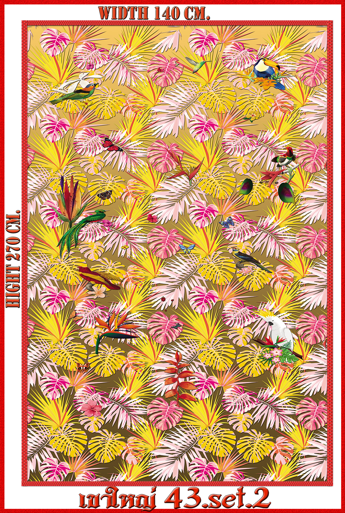 วอลเปเปอร์รูปภาพติดผนังสั่งทำ เขาใหญ่ 43(ลายเล็ก) มีภาพให้เลือกกว่า 50,000 ภาพ ออกแบบกราฟฟิค หรือ รูปภาพตามที่ท่านกำหนด ในสไตล์ท่านเอง "custom made"