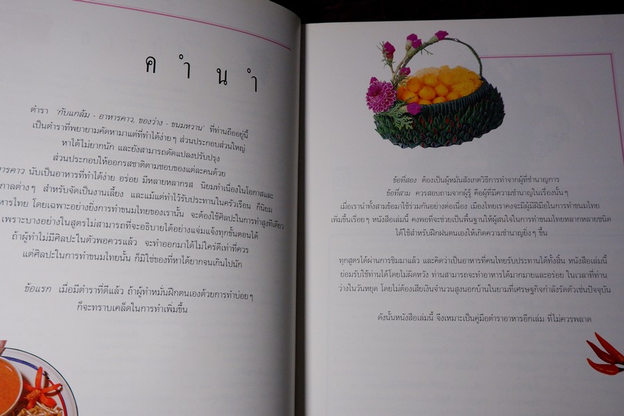 กุลสตรีข้างครัว (อาหารคาว จานเดียว กับเเกล้ม ของว่าง ขนมหวาน) โดย สุภาภรณ์ ปานนิล หนา 257 หน้า