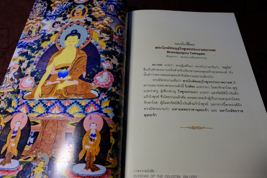 พระไภษัชยคุรุไวฑูรยประภาตถาคต พระพุทธเจ้าบรมครูเเห่งการเเพทย์ ปี 2558