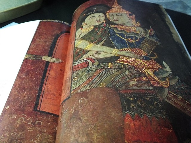 จิตรกรรมฝาผนัง วัดภูมินทร์-วัดหนองบัว โดย หอศิลป์ริมน่าน หนา 74 หน้า