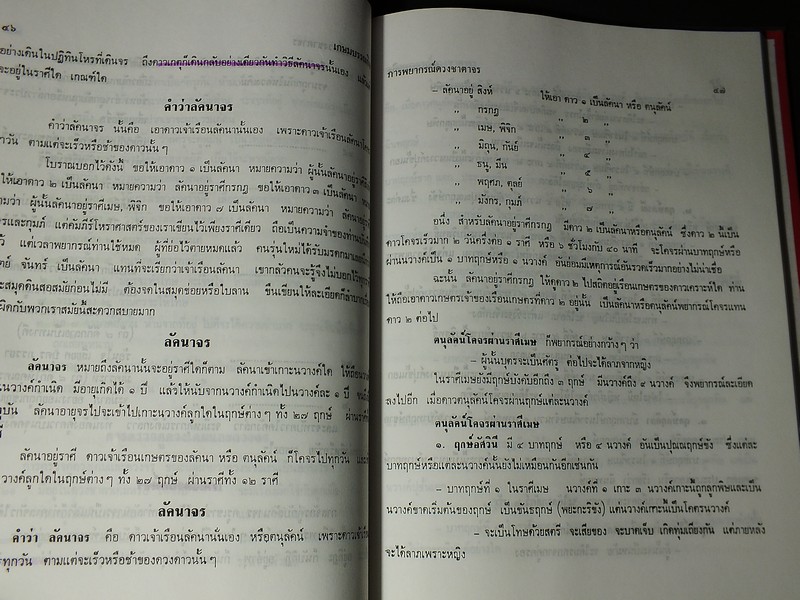 โหราศาสตร์ไทยชั้นสูง ว่าด้วยการพยากรณ์ดวงชาตาจร การคำนวณ เเละ การพยากรณ์ดวงนวางค์จักร โดย สิงห์โต สุริยาอารักษ์ ปกแข็ง