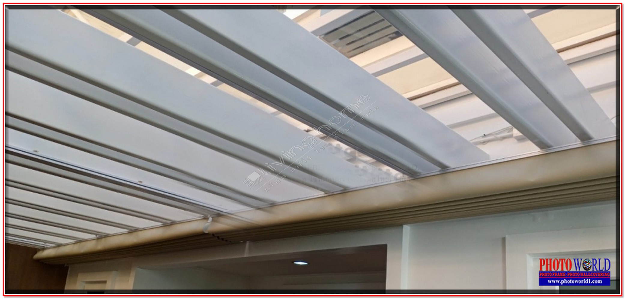 ม่านปรับแสงแนวเอียง(Sky Light Blinds) ผ้าม่าน ม่าน มู่ลี่ มู่ลี่ไม้ ม่านม้วน วอลเปเปอร์ รับติดตั้ง ออกแบบ ราคาถูก ทุกประเภท ทุกรูปแบบ