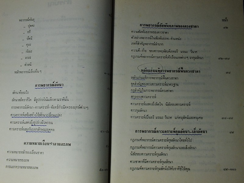โหราศาสตร์ไทยชั้นสูง การพยากรณ์พื้นดวงชาตากำเนิด โดย สิงห์โต สุริยาอารักษ์ ปกแข็ง ปี 2525