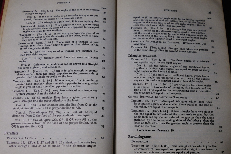 A School Geometry Part 1-6 by H.S.HALL & F.H.STEVENS ปกแข็ง ปี 1967